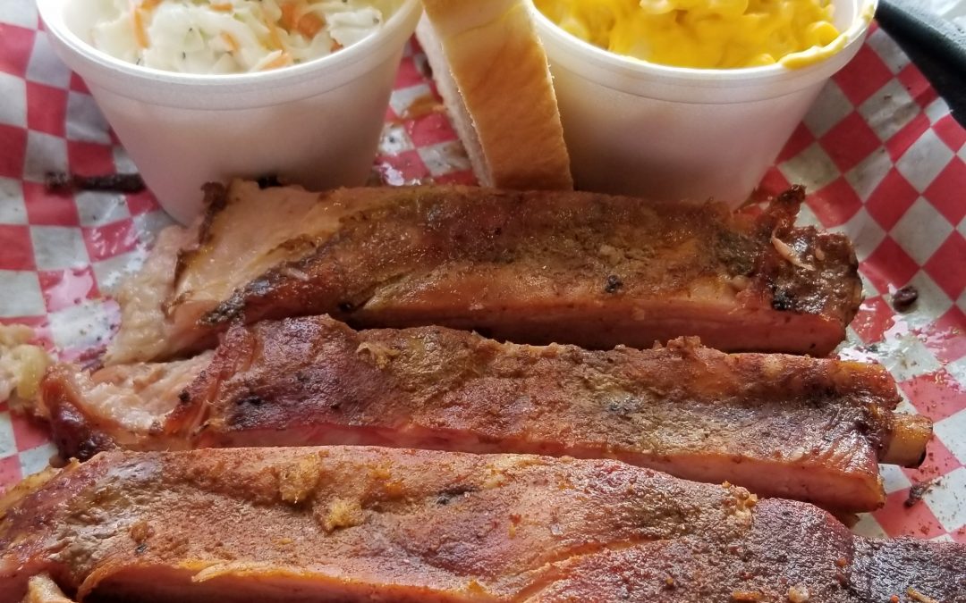 1/2 rib platter at BOSS Hogs Bar-b-que! So worth the stop off Wears Valley Parkway.